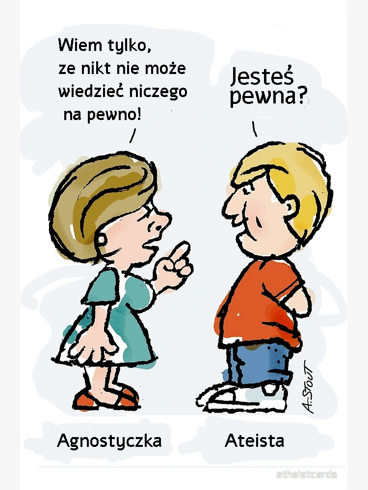 Andrzej Dominiczak, Czy agnostycy są ateistami?